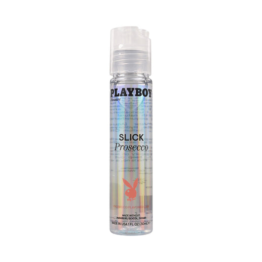 PLAYBOY SLICK FLAVORED WATER-BASED LUBRICANT PROSECCO 1 OZ.