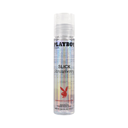 PLAYBOY - SLICK FLAVORED WATER-BASED LUBRICANT STRAWBERRY 1 OZ.