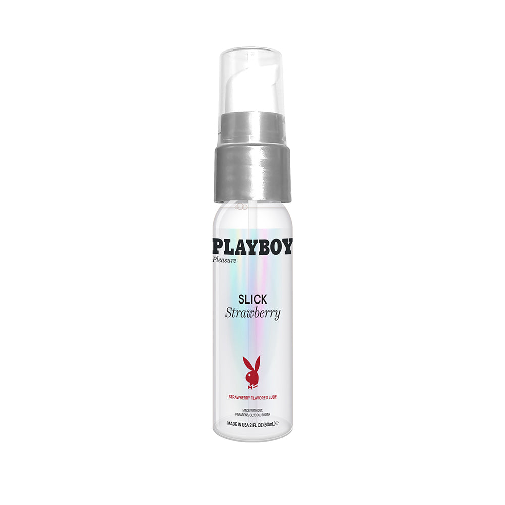 PLAYBOY - SLICK FLAVORED WATER-BASED LUBRICANT STRAWBERRY 2 OZ.