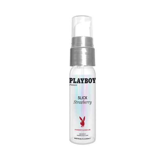 PLAYBOY SLICK FLAVORED WATER-BASED LUBRICANT STRAWBERRY 2 OZ.