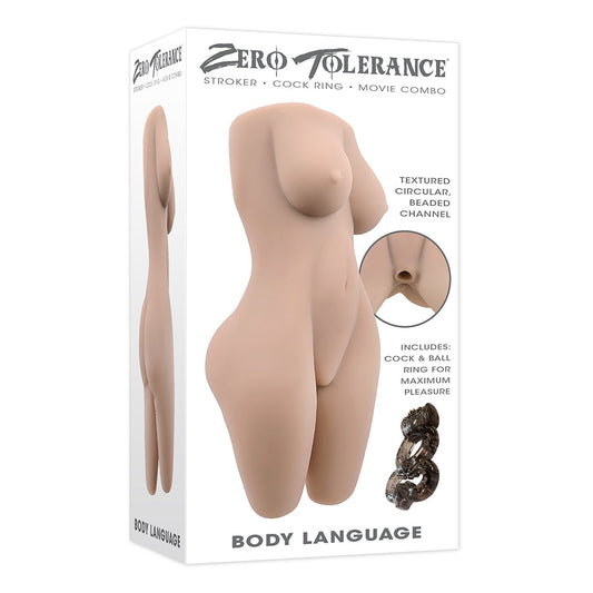 ZERO TOLERANCE - BODY LANGUAGE STROKER TPE LIGHT