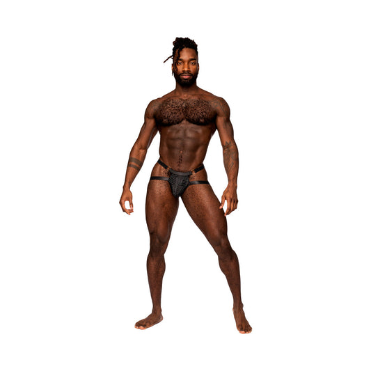 MALE POWER RUDE AWAKENING RING JOCK BLACK L/XL