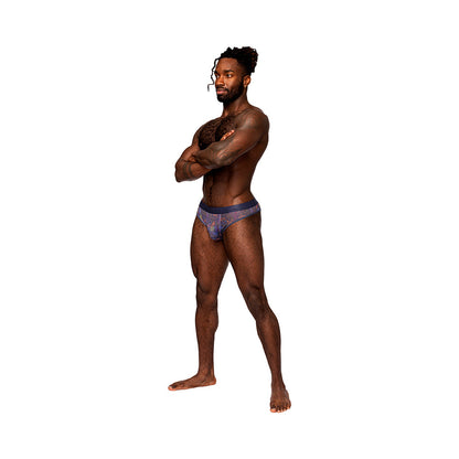 PODER MASCULINO - ESTAMPADOS TRANSPARENTES TANGA TRANSPARENTE CON SALPICADURAS S/M