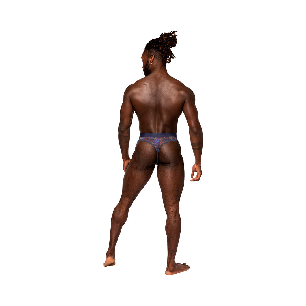 PODER MASCULINO - ESTAMPADOS TRANSPARENTES TANGA TRANSPARENTE CON SALPICADURAS S/M
