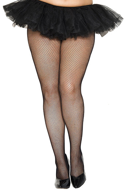 MUSIC LEGS - MEDIAS PANTYS ROJAS TALLA XXL NEGRAS