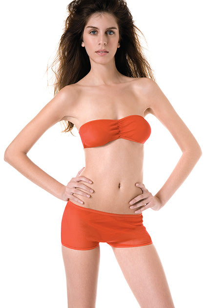 TOP SHORT ROJO T.U