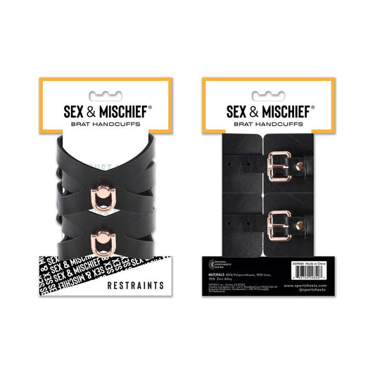 SPORTSHEETS SEX & MISCHIEF BRAT HANDCUFFS