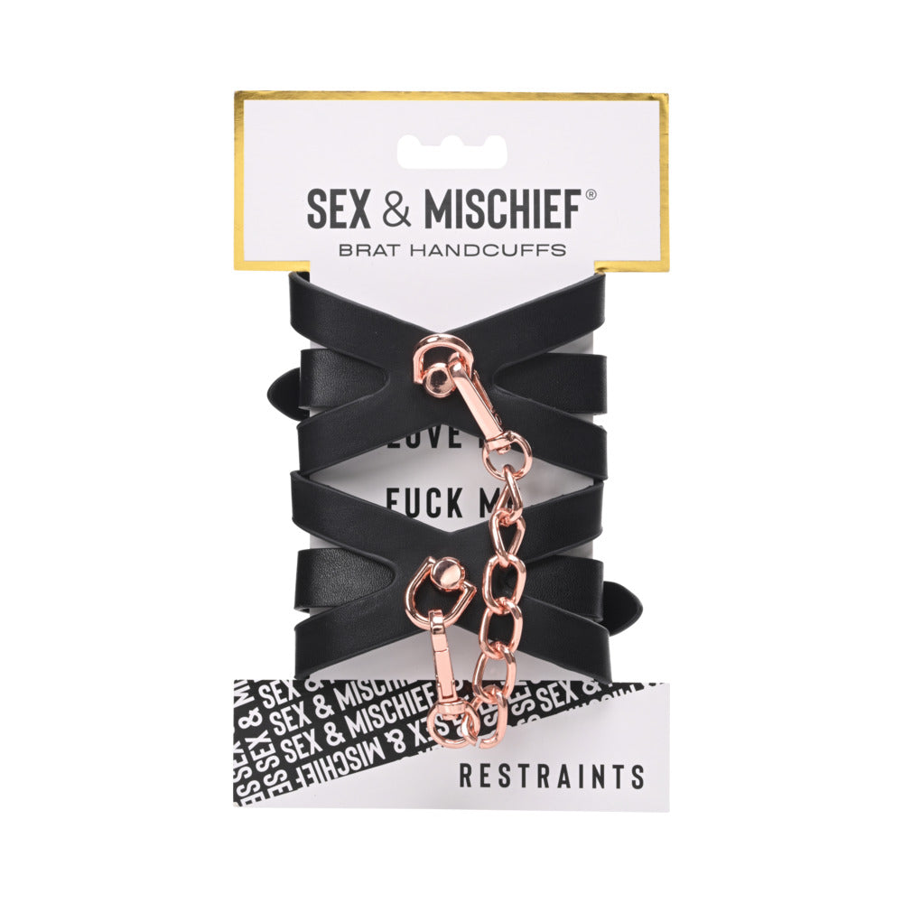 SPORTSHEETS SEX & MISCHIEF BRAT HANDCUFFS