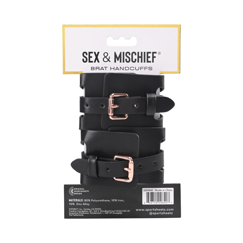SPORTSHEETS SEX & MISCHIEF BRAT HANDCUFFS