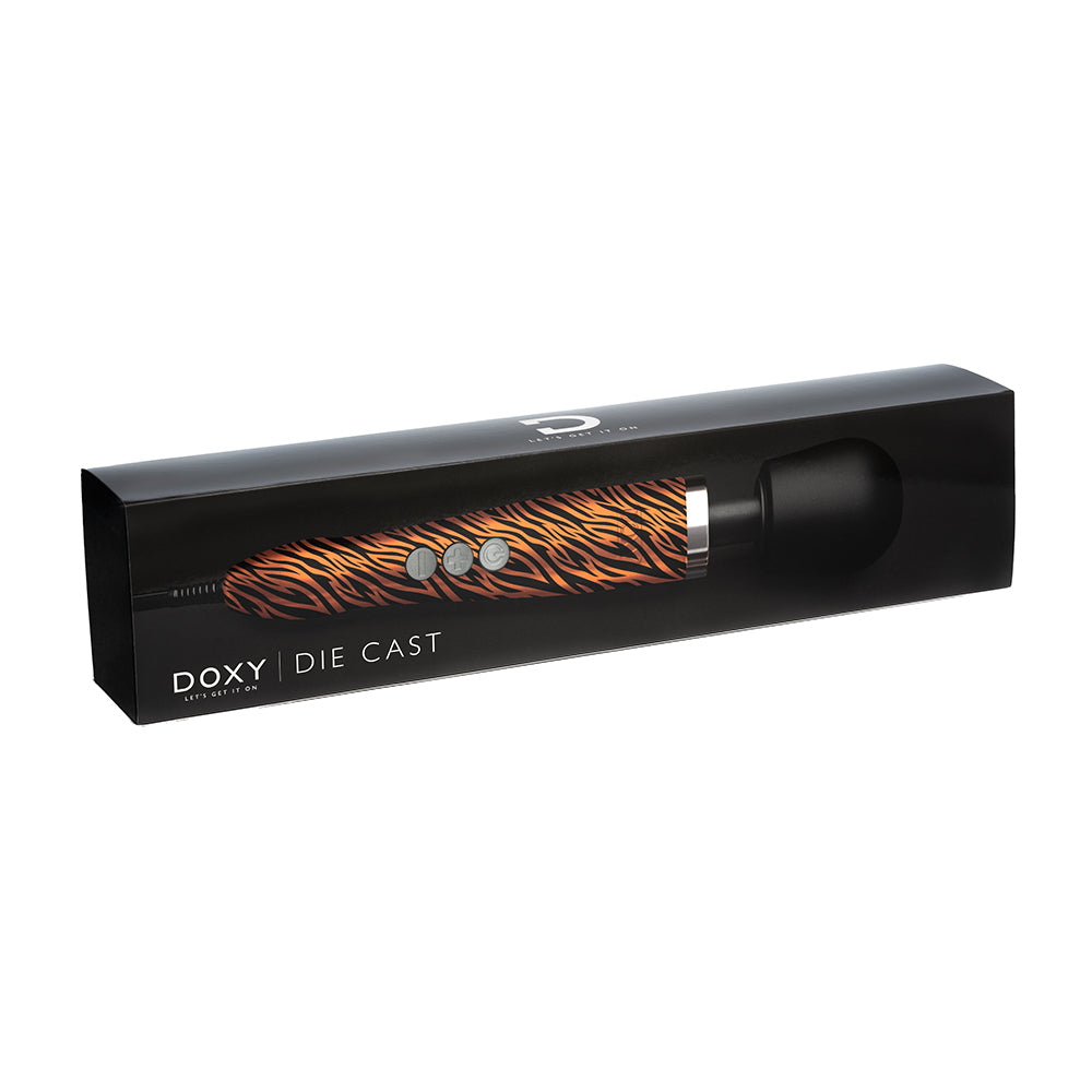 DOXY DIE CAST WAND VIBRATOR TIGER