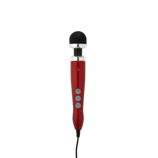 DOXY DIE CAST 3 COMPACT WAND VIBRATOR CANDY RED