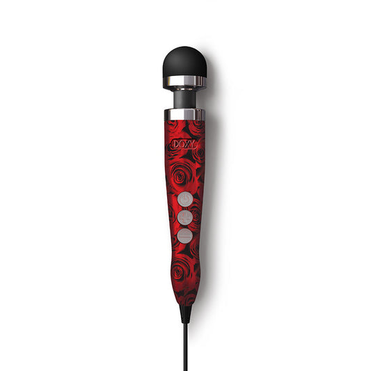 DOXY DIE CAST 3 COMPACT WAND VIBRATOR ROSES