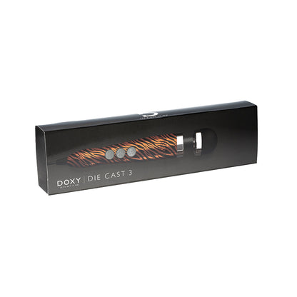 DOXY DIE CAST 3 COMPACT WAND VIBRATOR TIGER