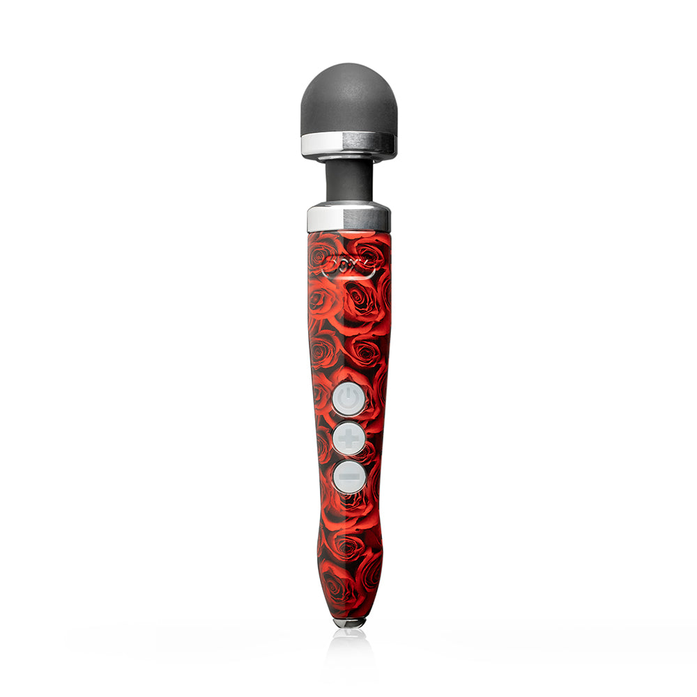 DOXY DIE CAST 3R RECHARGEABLE COMPACT WAND VIBRATOR ROSES