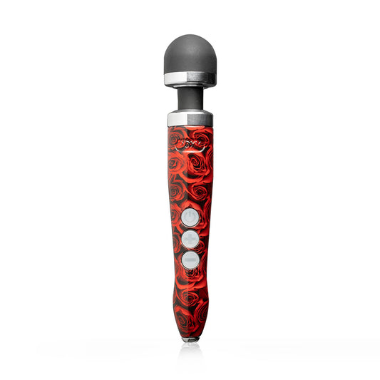 DOXY DIE CAST 3R RECHARGEABLE COMPACT WAND VIBRATOR ROSES