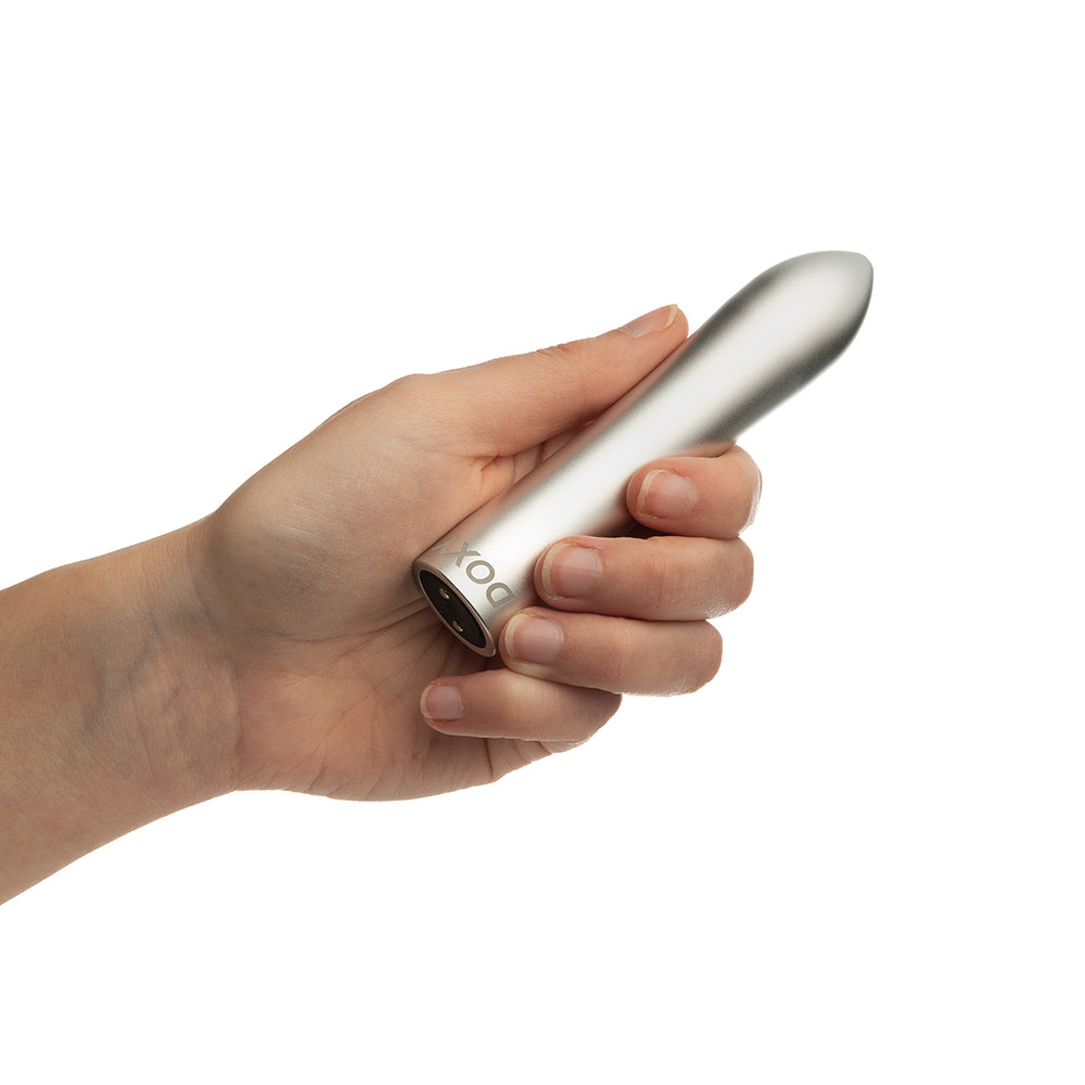 DOXY BULLET RECHARGEABLE VIBRATOR SILVER