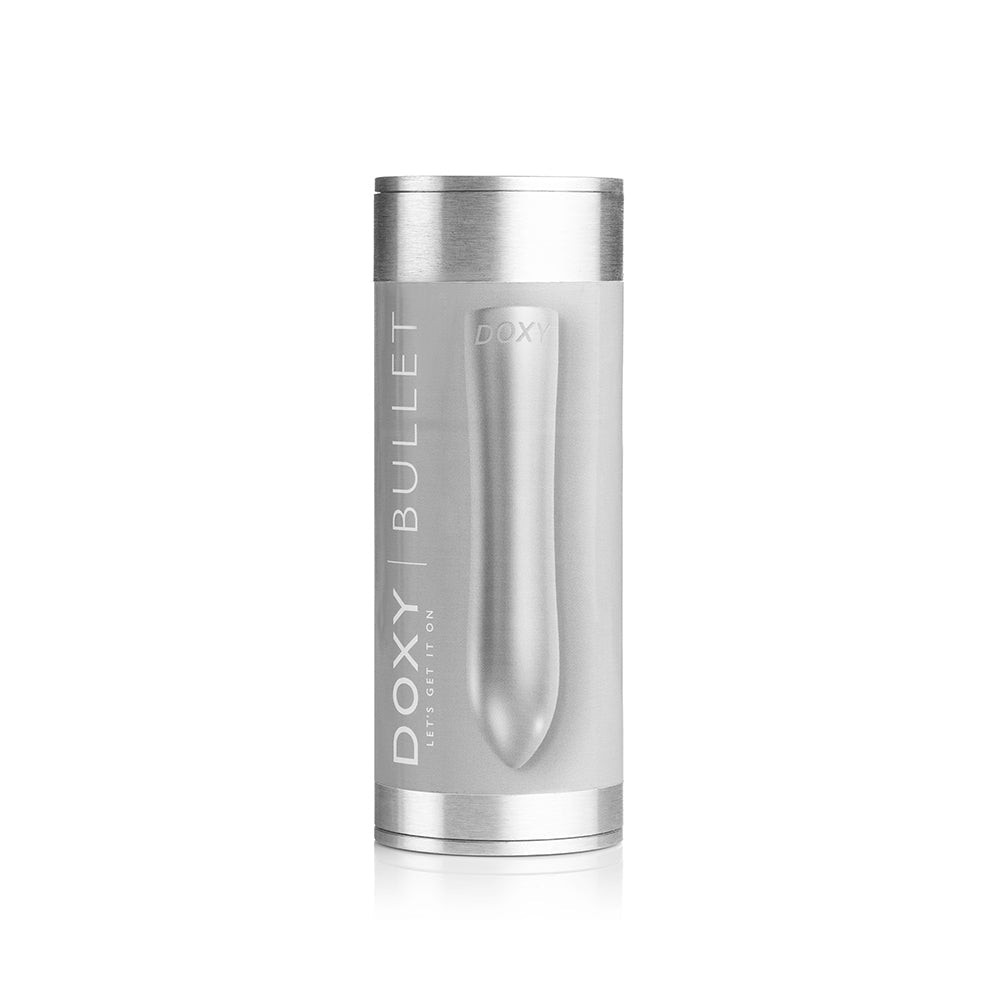 DOXY BULLET RECHARGEABLE VIBRATOR SILVER