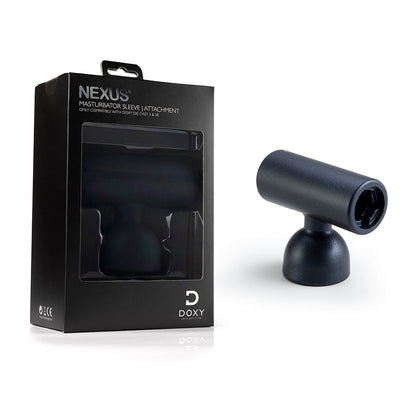 DOXY 3 SILICONE MASTURBATOR WAND ATTACHMENT NAVY