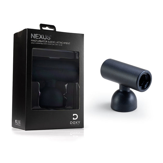 DOXY 3 SILICONE MASTURBATOR WAND ATTACHMENT NAVY