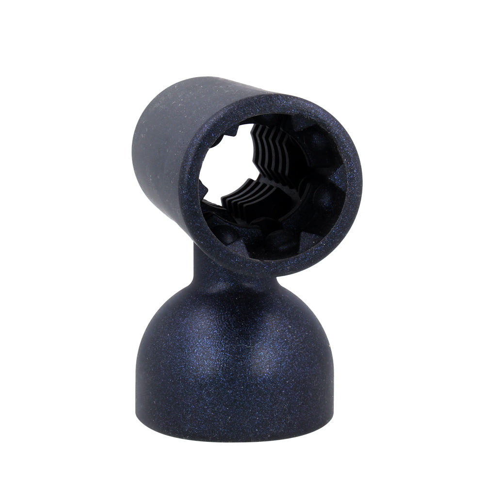 DOXY - 3 ACCESORIO VIBRADOR DE SILICONA MASTURBADOR AZUL MARINO