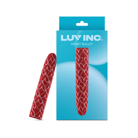 LUV INC. - LUV INC VIBRADOR CORAZÓN BALA HB82 ROJO