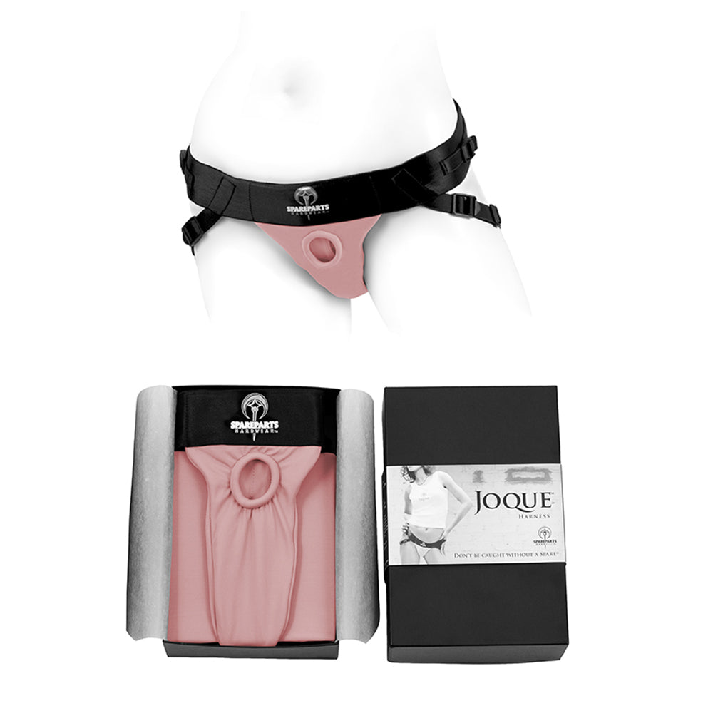 SPAREPARTS - JOQUE DOUBLE STRAP HARNESS PINK SIZE B