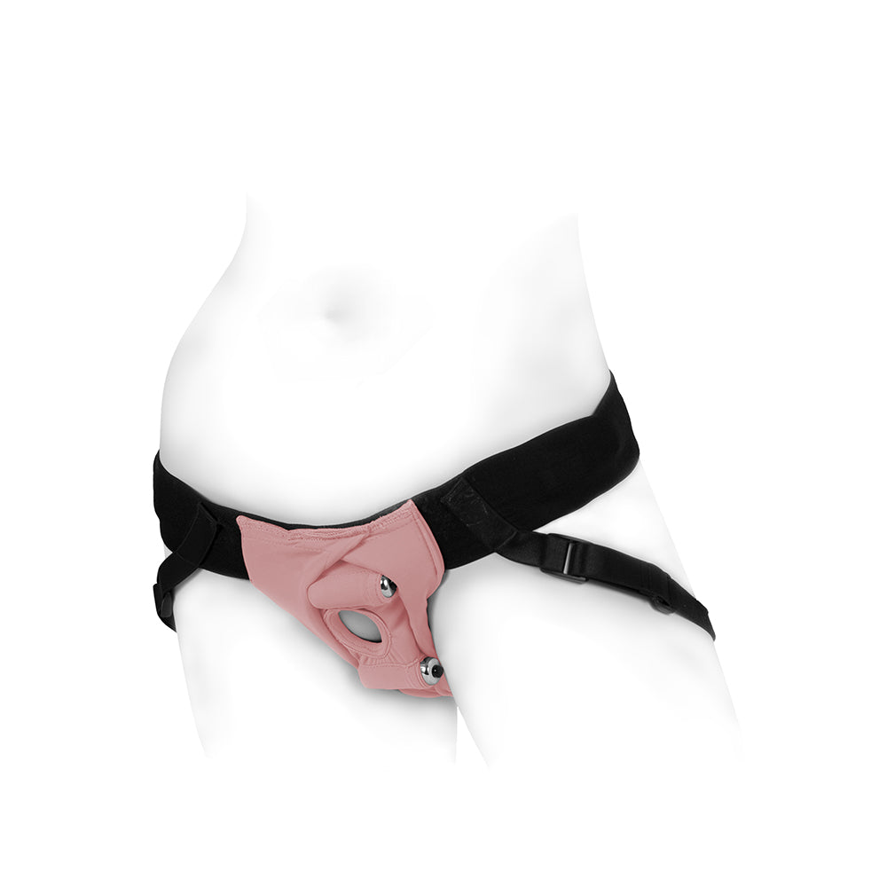 SPAREPARTS - JOQUE DOUBLE STRAP HARNESS PINK SIZE B