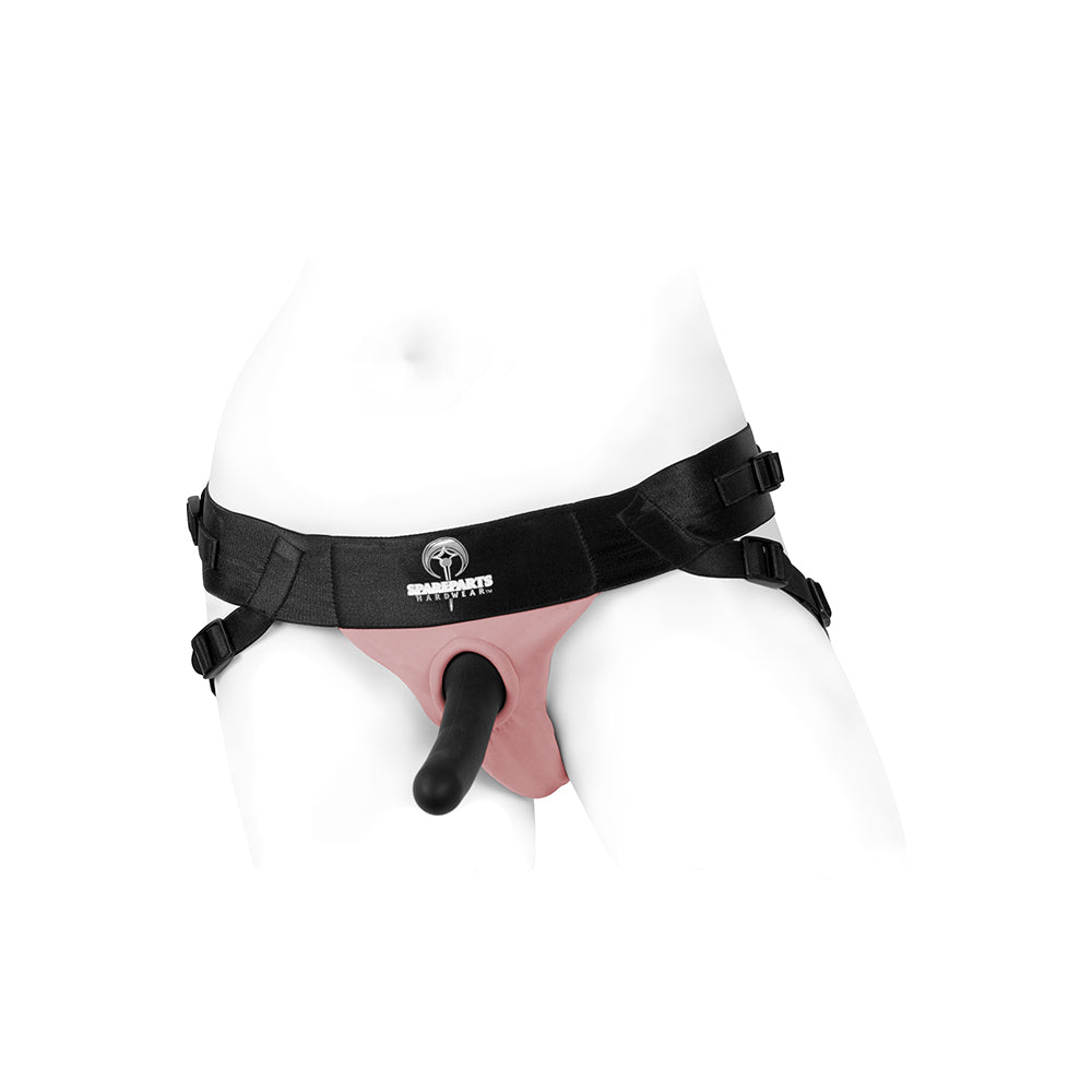 SPAREPARTS - JOQUE DOUBLE STRAP HARNESS PINK SIZE B