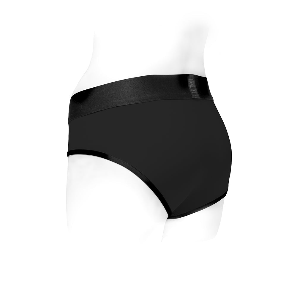 SPAREPARTS - TOMBOI NYLON BRIEFS HARNESS RED/BLACK SIZE 5XL