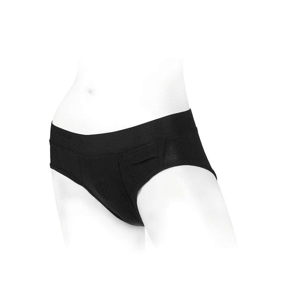 REPUESTOS - BRAGAS DE RAYÓN TOMBOY ARNESES NEGRO TALLA 5XL