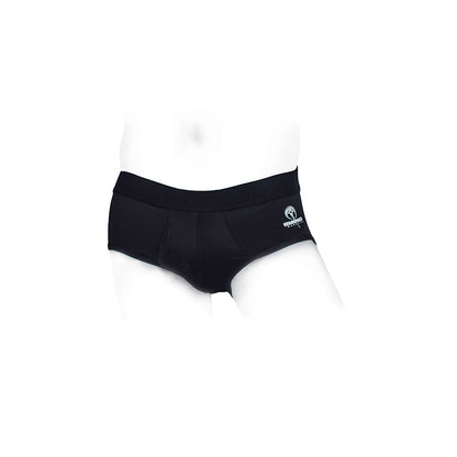 SPAREPARTS PETE BRIEFS NYLON PACKING UNDERWEAR BLACK SIZE M