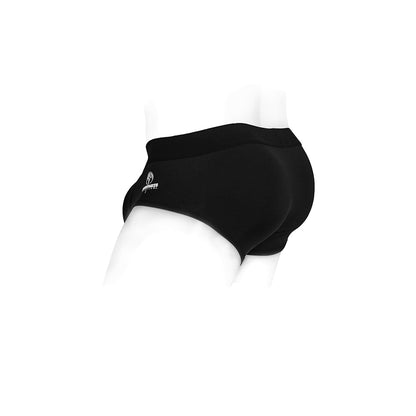 SPAREPARTS - PETE BRIEFS NYLON PACKING UNDERWEAR BLACK SIZE XL