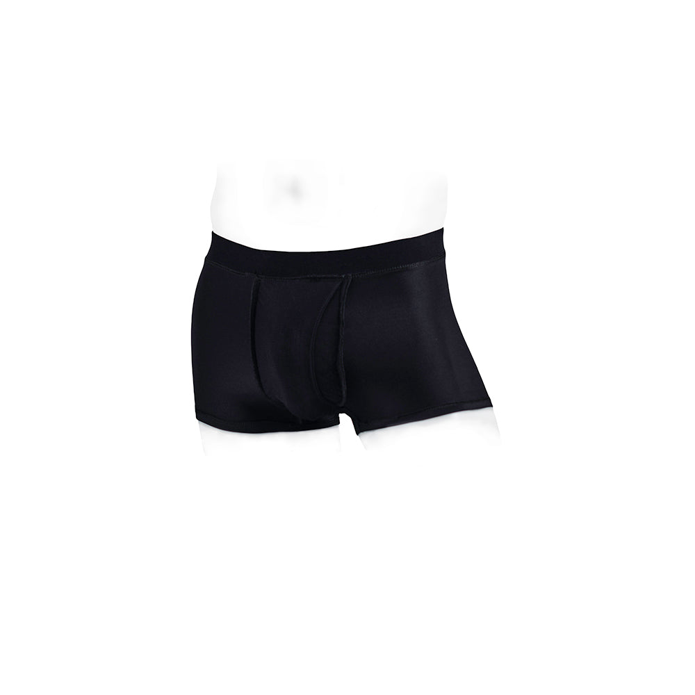 SPAREPARTS - PETE TRUNKS NYLON PACKING UNDERWEAR BLACK SIZE 3XL