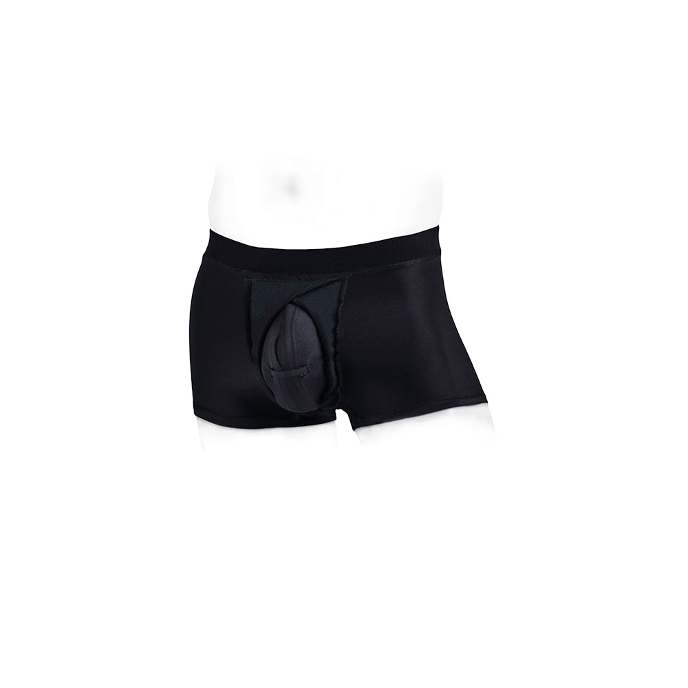 SPAREPARTS - PETE TRUNKS NYLON PACKING UNDERWEAR BLACK SIZE 3XL