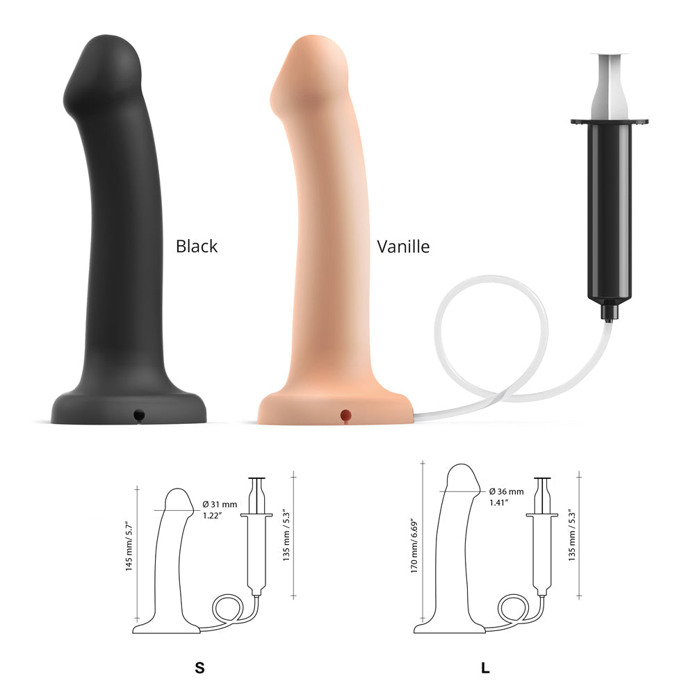 LOVELY PLANET - STRAP ON ME SQUIRTING CUM DILDO SMALL (FLUID NOT INCLUDED)