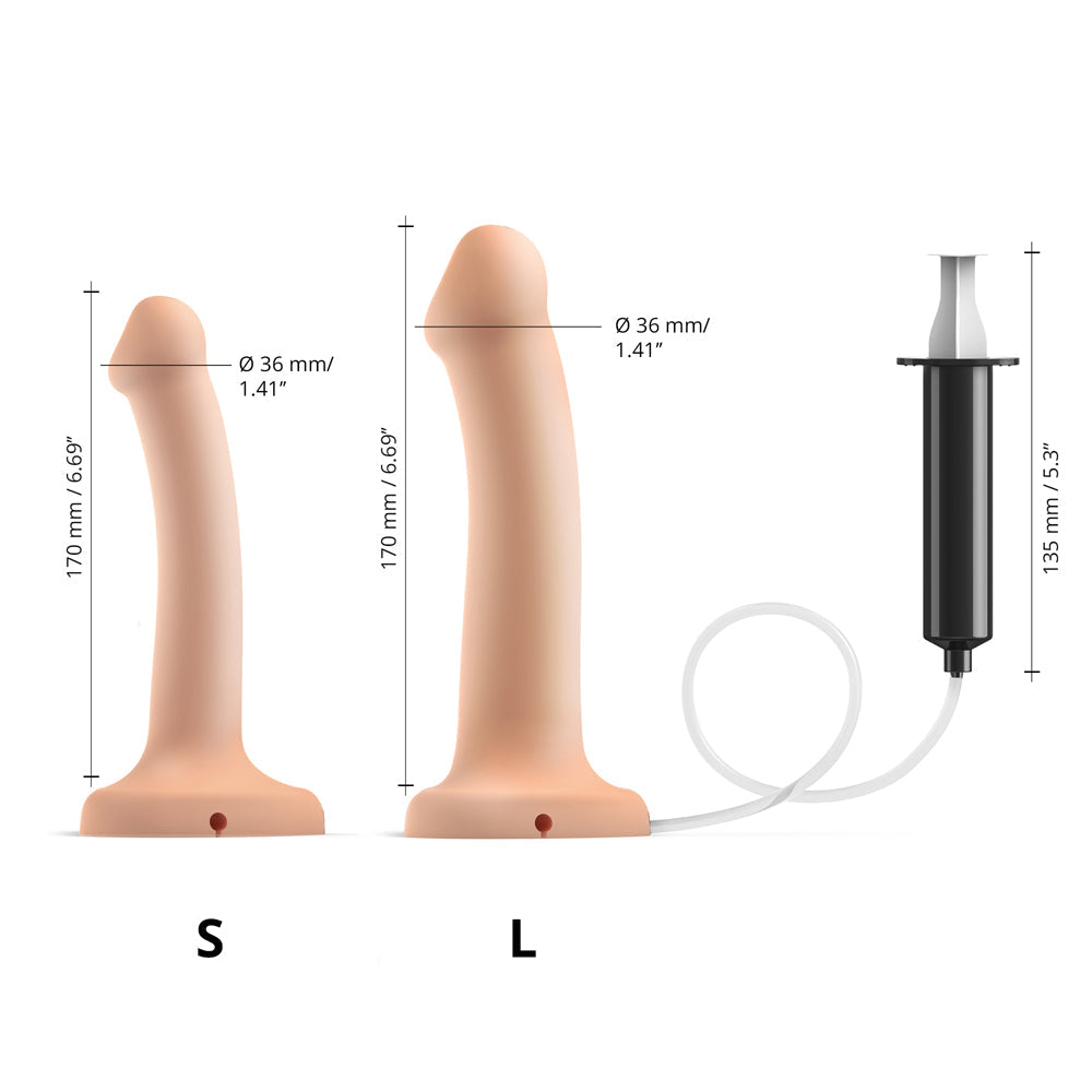 LOVELY PLANET - STRAP ON ME SQUIRTING CUM DILDO SMALL (FLUID NOT INCLUDED)