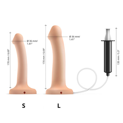 LOVELY PLANET - STRAP ON ME SQUIRTING CUM DILDO SMALL (FLUID NOT INCLUDED)