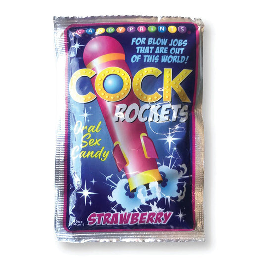 LITTLE GENIE - COCK ROCKETS ORAL SEX CANDY STRAWBERRY