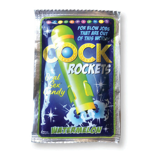 LITTLE GENIE - COCK ROCKETS ORAL SEX CANDY WATERMELON