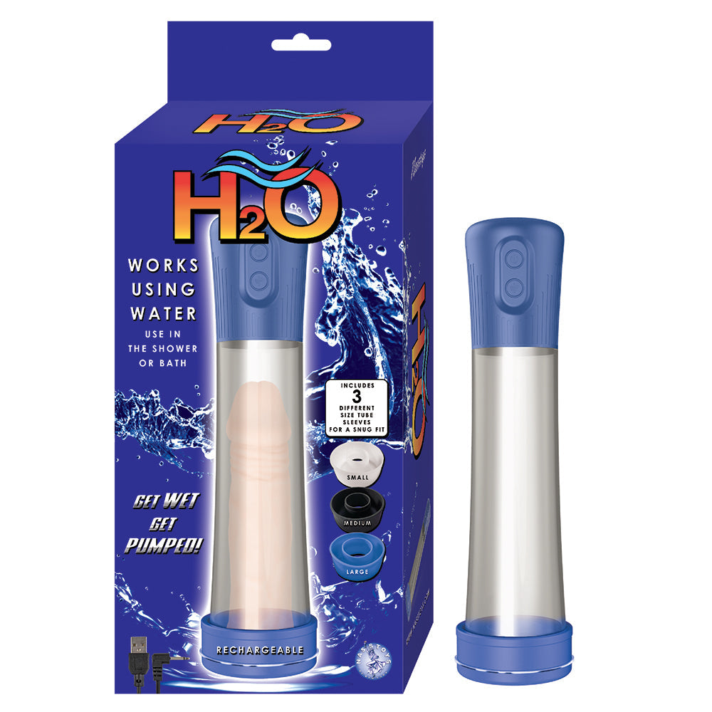 NASSTOYS H2O RECHARGEABLE PENIS PUMP BLUE