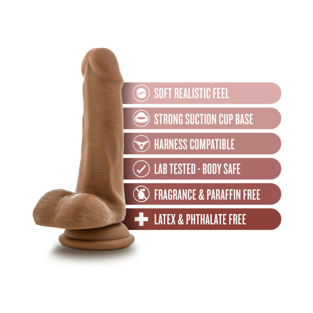 DR. SKIN DR. JEFFREY 6.5 IN. DILDO WITH BALLS TAN