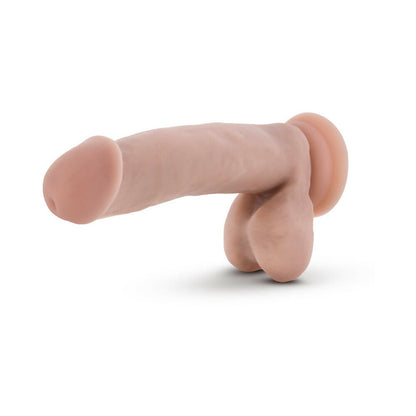 DR. SKIN DR. MARK 7 IN. DILDO WITH BALLS BEIGE