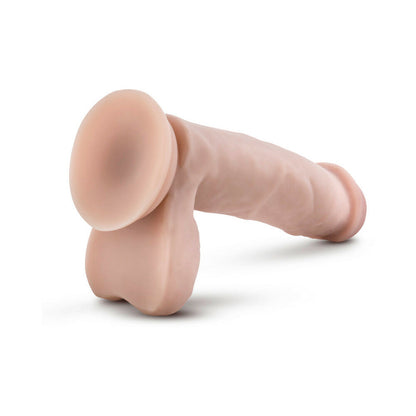 DR. SKIN DR. MARK 7 IN. DILDO WITH BALLS BEIGE