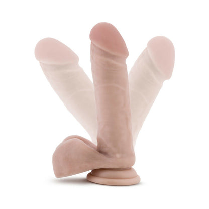 DR. SKIN DR. WILLIAM 8 IN. DILDO WITH BALLS BEIGE