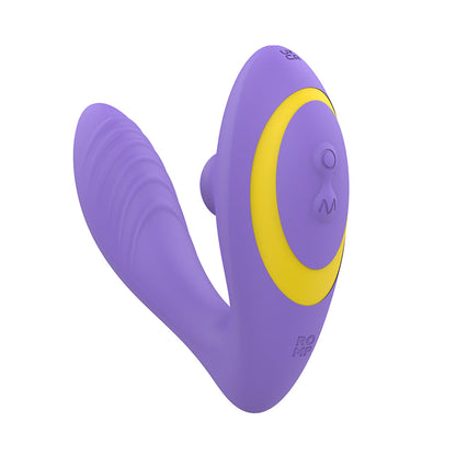 ROMP REVERB RECHARGEABLE SILICONE CLITORAL AND G-SPOT STIMULATOR PURPLE