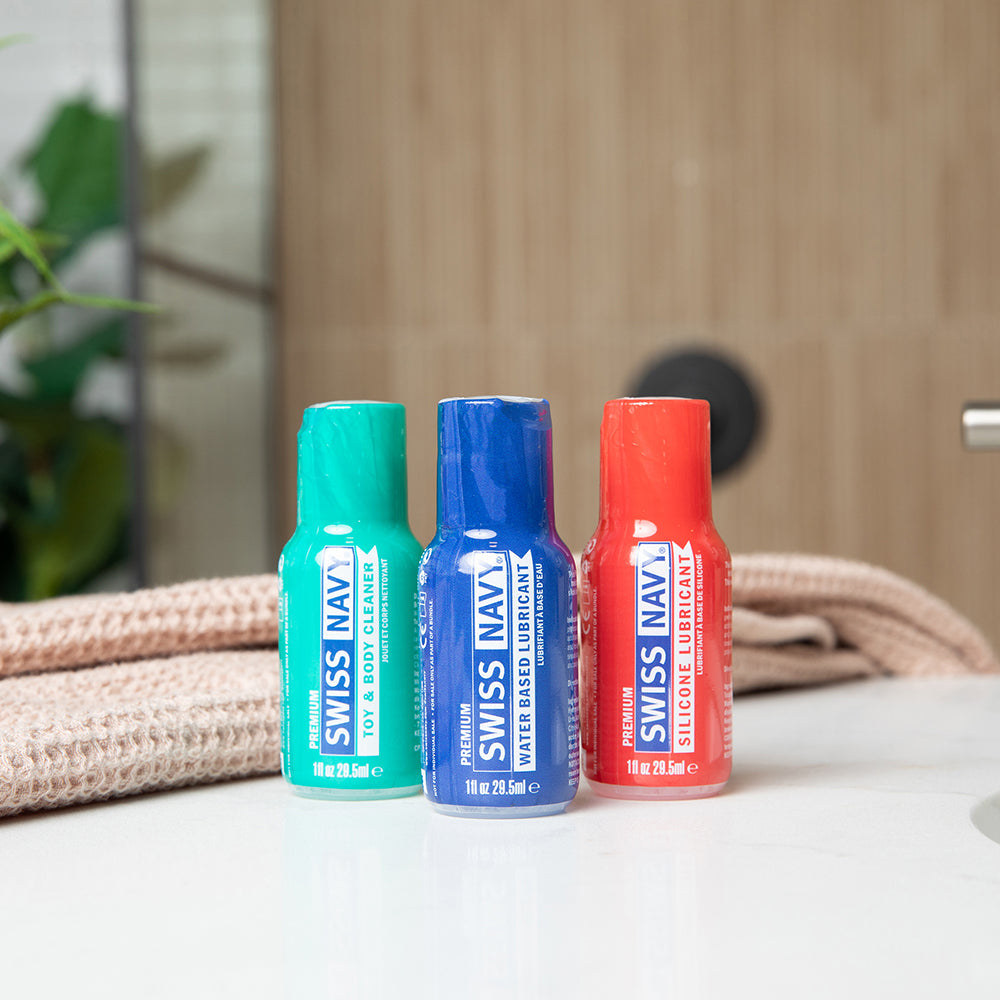 SWISS NAVY ESSENTIALS VARIETY PACK 3-PIECE 1 OZ.