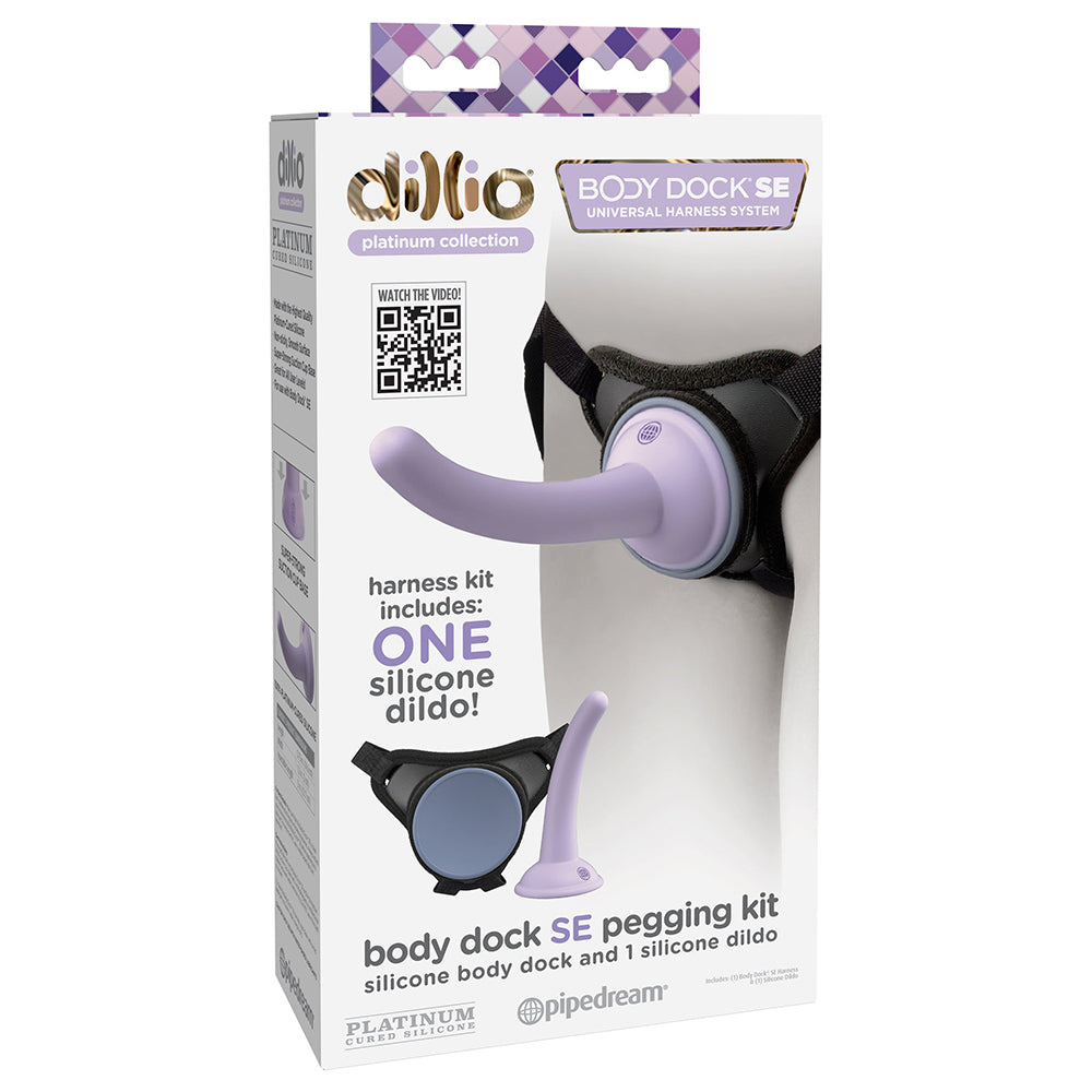 DILLIO PLATINUM BODY DOCK SE PEGGING KIT WITH 5 IN. SILICONE DILDO