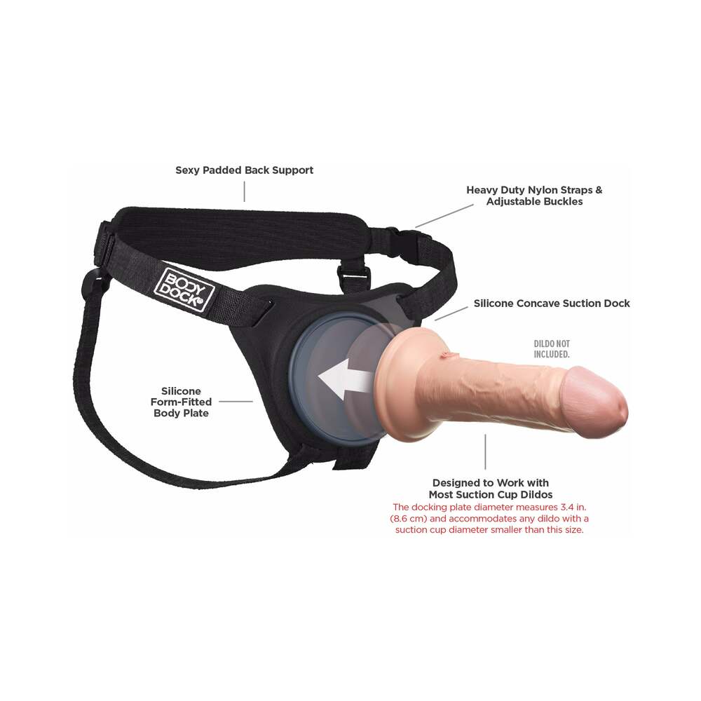 BODY DOCK ELITE SILICONE STRAP-ON HARNESS