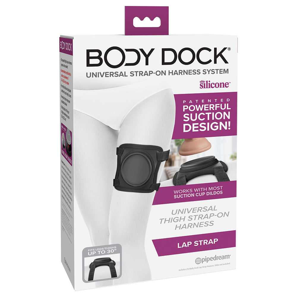 BODY DOCK LAP STRAP SILICONE STRAP-ON THIGH HARNESS