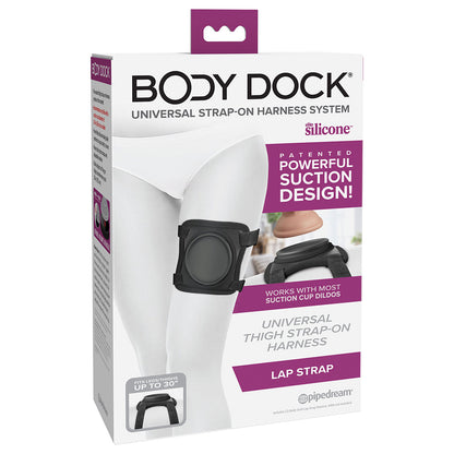 BODY DOCK LAP STRAP SILICONE STRAP-ON THIGH HARNESS
